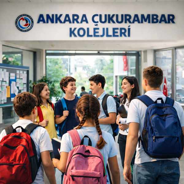 - Ankara İsmail Kaya Beşgen Dershane, Vip Kurs ve Kolej Çukurambar koleji örnek kampüsünde öğrencilerin ders arası okul içi görüntüsü