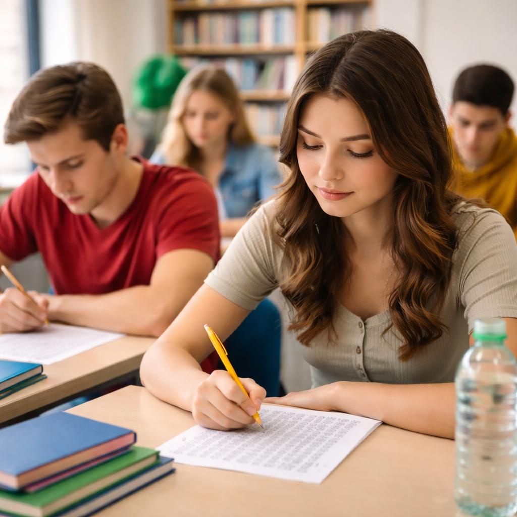 - Ankara İsmail Kaya Beşgen Dershane, Vip Kurs ve Kolej Dershanede deneme sınavına giren öğrenciler