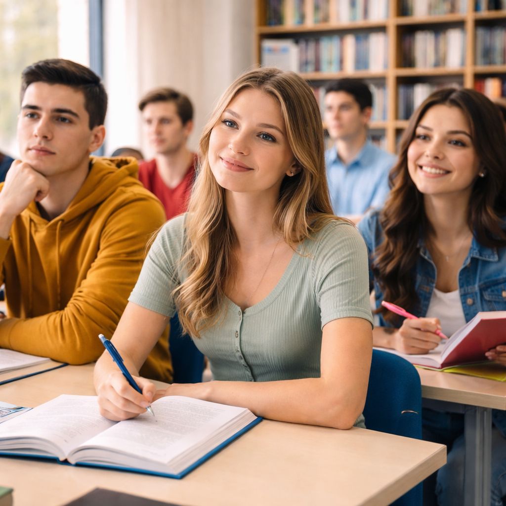 - Ankara İsmail Kaya Beşgen Dershane, Vip Kurs ve Kolej Kızılay’da dershanede sınıf ortamında ders dinleyen öğrenciler